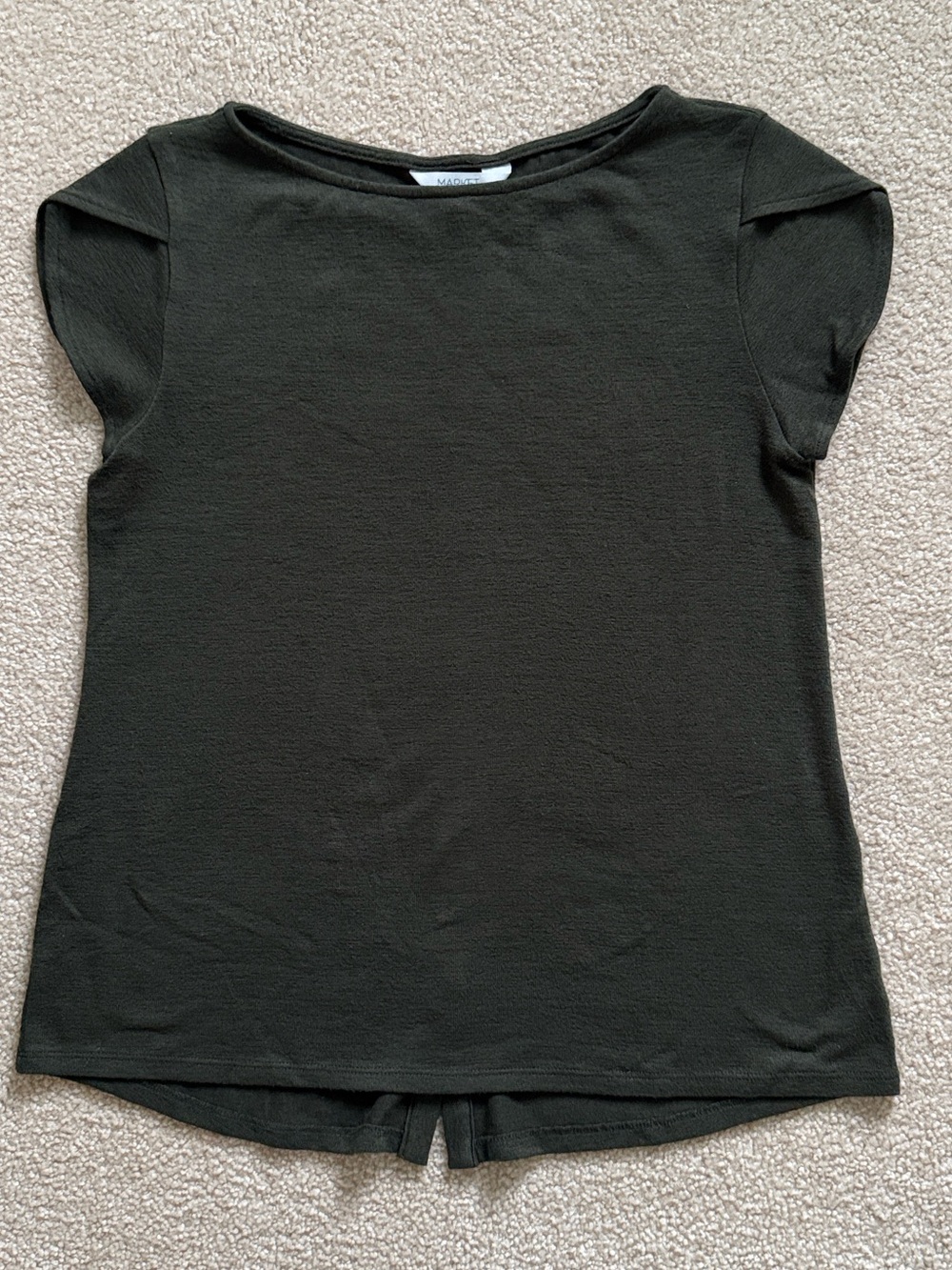 Market & Spruce Button Back Top